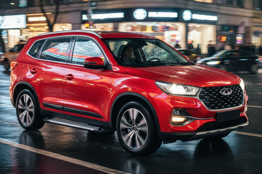 Side Steps Line (2 pcs, Aluminum) for Chery Tiggo 7 2020- - image 1