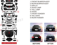 G70 M760 facelift body kit for BMW 7 Series F01/F02 2008-2015 - image 2