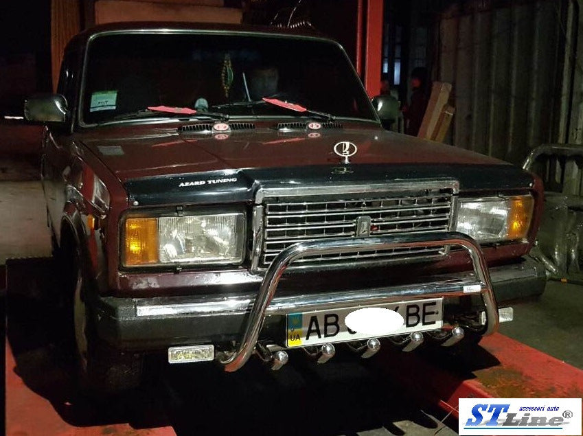 Bull Bar WT003 (42mm, Stainless Steel) for VAZ 2107 1982-2012 - image 3