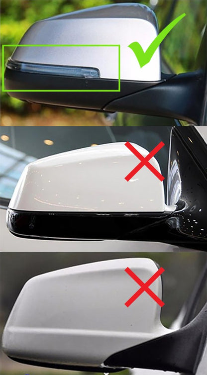 Mirror Covers 2012-2015 M-Look (with Clips, 2 pcs) for BMW 7 Series F01/F02 2008-2015 - image 2
