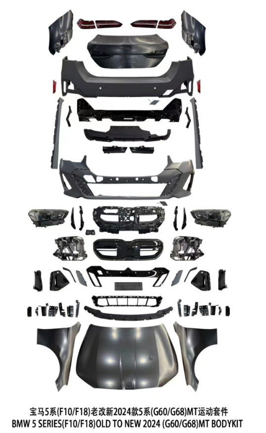 G60 Facelift Kit for BMW 5 Series F-10/11/07 2010-2016 - image 8