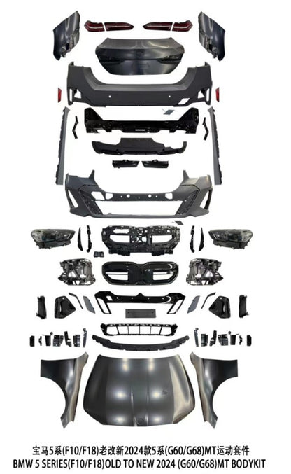 G60 Facelift Kit for BMW 5 Series F-10/11/07 2010-2016 - image 8