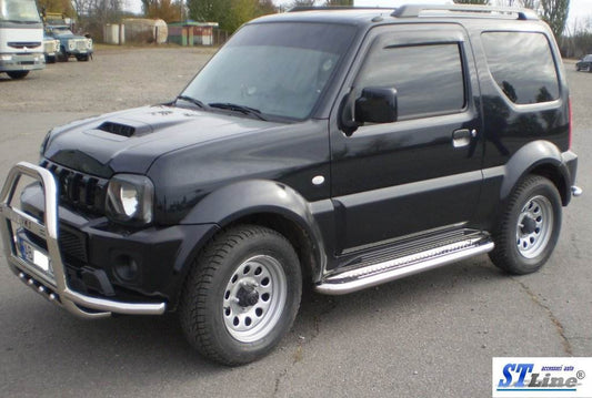 Excellent quality with a mustache QT007 (stainless) for Suzuki Jimny 1998-2018 - Reelken Auto