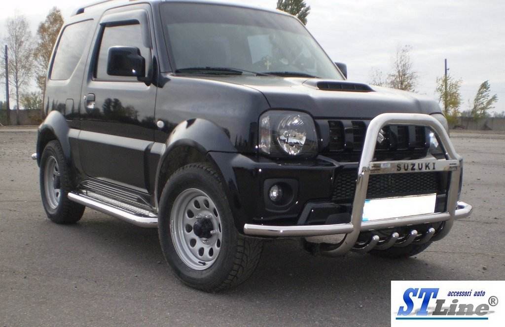Excellent quality with a mustache QT007 (stainless) for Suzuki Jimny 1998-2018 - Reelken Auto