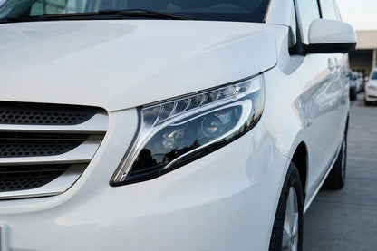 Front headlights V-Class design LED (for Vito, set of 2) for Mercedes Vito/V-class W447 2014- - image 2