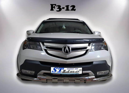 Front protection B1-47 (stainless steel) for Acura MDX 2007-2013 - Reelken Auto