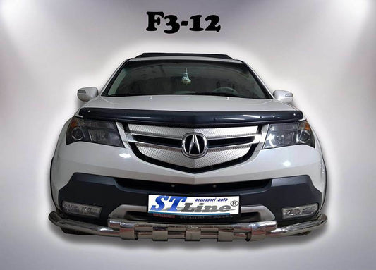 Front protection B1-47 (stainless steel) for Acura MDX 2007-2013 - Reelken Auto