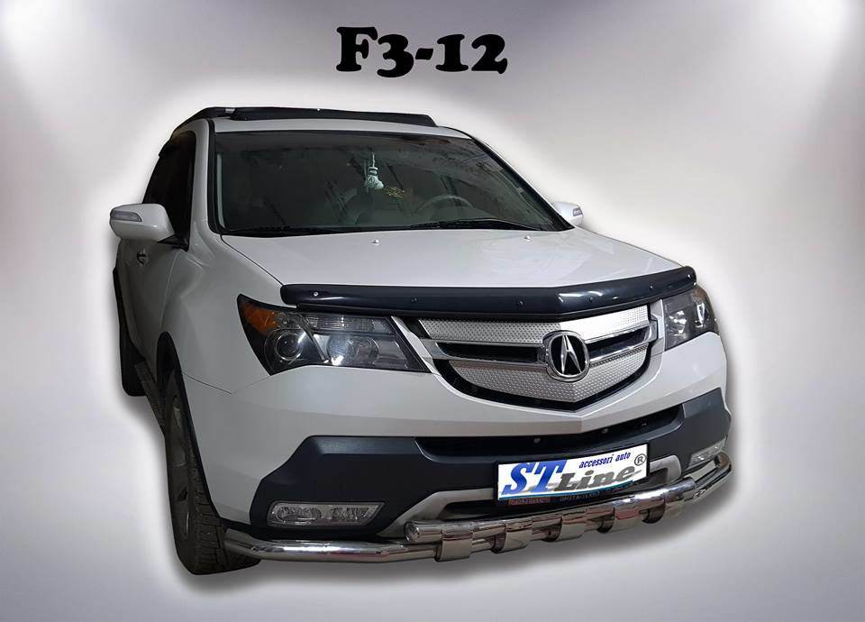 Front protection B1-47 (stainless steel) for Acura MDX 2007-2013 - Reelken Auto