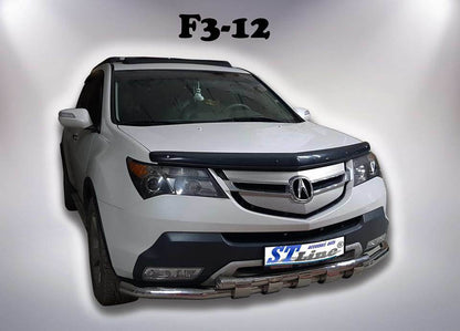 Front protection B1-47 (stainless steel) for Acura MDX 2007-2013 - Reelken Auto