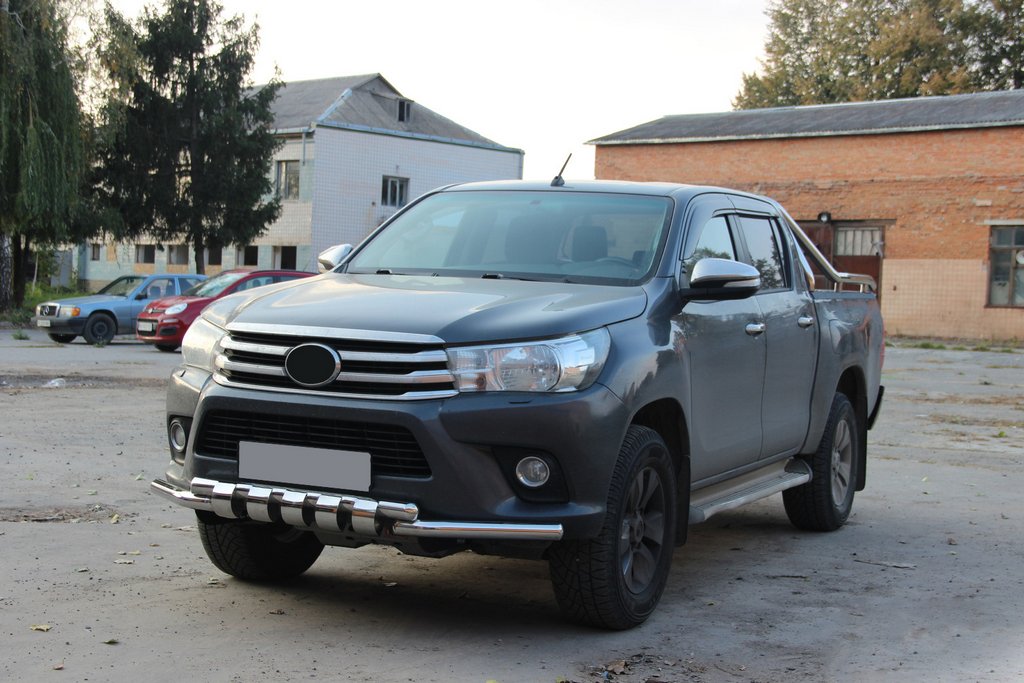 Front Bull Bar F3-34 (Stainless Steel) for Toyota Hilux 2015- - image 3