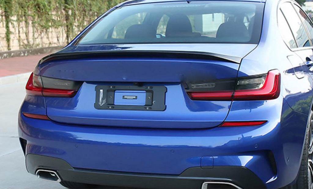 Spoiler LIP V2 (1234 Upgrade, gloss black) for BMW 3 series G20/21 2018- - Reelken Auto
