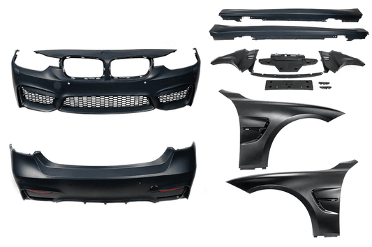 A set of body kits with wings (F80 M3) for BMW 3 series F-30/31/34 2012-2019 - Reelken Auto