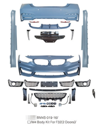 Body kit set F82 M4 (for F32) for BMW 4 Series F32/F33/F36 2012-2020 - image 3