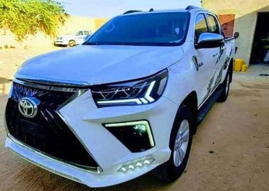 Front bumper Lexus-design V2 for Toyota Hilux 2015↗ - Reelken Auto