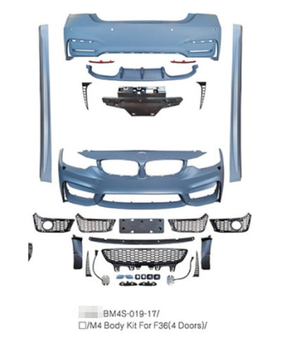 Body Kit Set F82 M4 (for F36) for BMW 4 Series F-32 2012-2020 - image 2