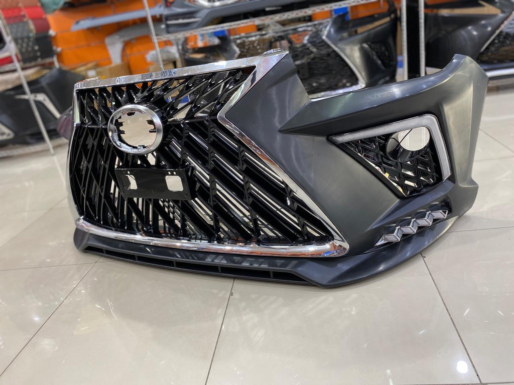 Front bumper Lexus-design V2 (for 2015-2020) for Toyota Hilux 2015- - image 3