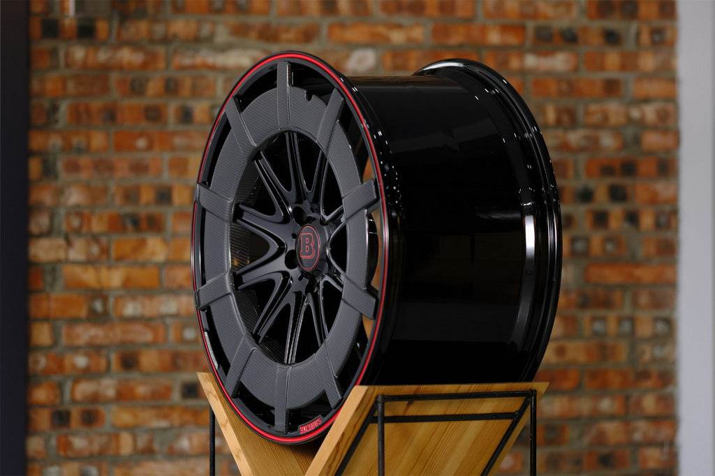 Wheels from forged aluminum and carbon G900 (R24, 4 pcs.) for Mercedes G class W463 2018-2024 - Reelken Auto