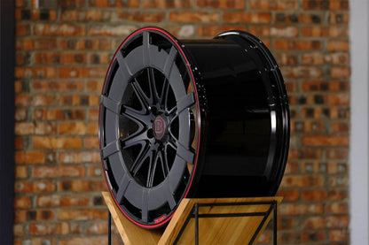Wheels from forged aluminum and carbon G900 (R24, 4 pcs.) for Mercedes G class W463 2018-2024 - Reelken Auto