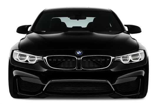 M-Look Kidney Grilles (for F80, Gloss Black with Chrome Trim) for BMW 3 Series F30/F31 2012-2019 - image 1
