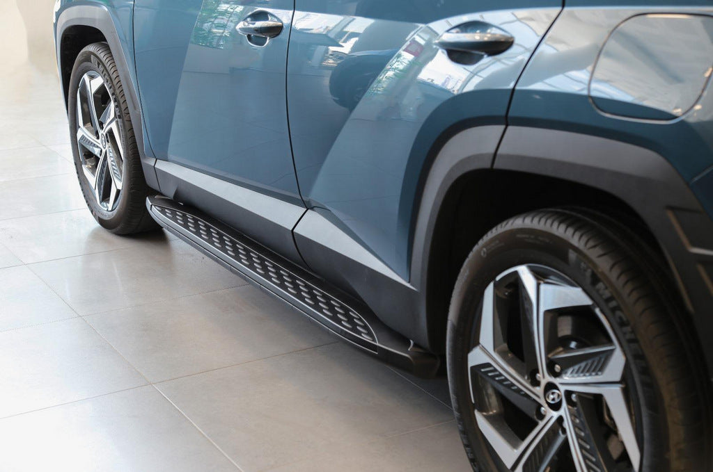 Side sills Shining Black (2 pcs., Aluminum) for Hyundai Tucson NX4 2021↗ - image 9
