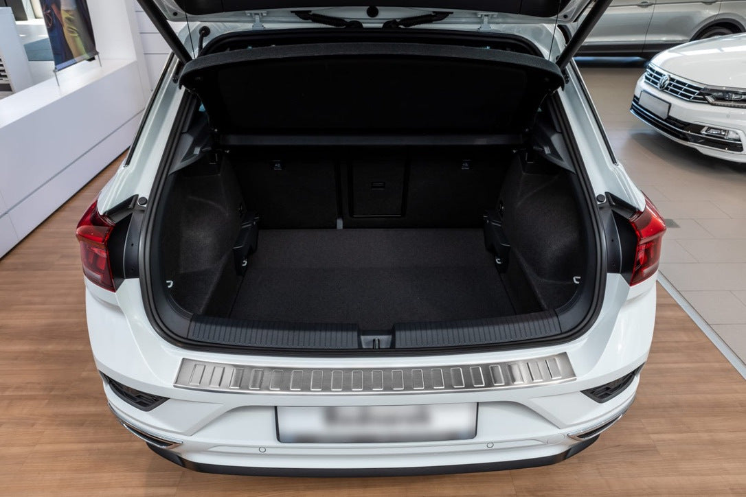 Rear Bumper Protector Carmos Stainless Steel for Volkswagen T-Roc 2017-2025 - image 2