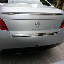 The edge of the trunk (stainless) for Peugeot 508 2010-2018 - Reelken Auto