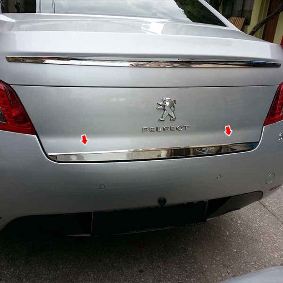 Trunk trim stainless steel for Peugeot 508 2010-2018 - image 2