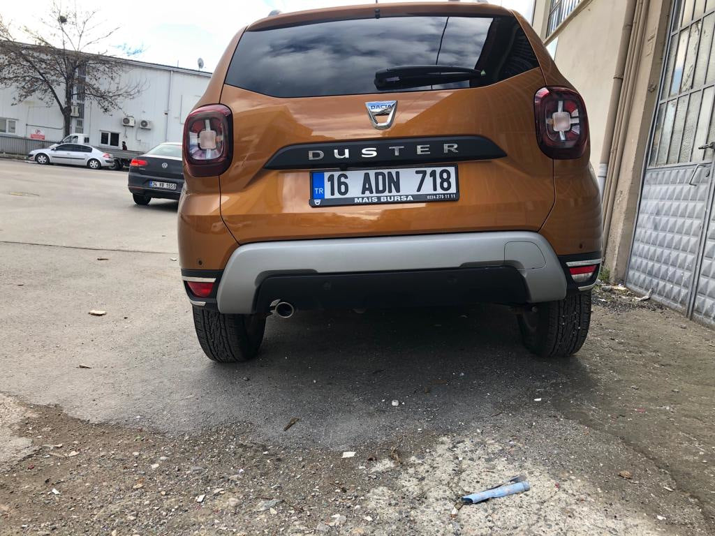 Overlays on the rear reflectors 2 PCs, stainless steel) for Renault Duster 2018-2024 - image 3