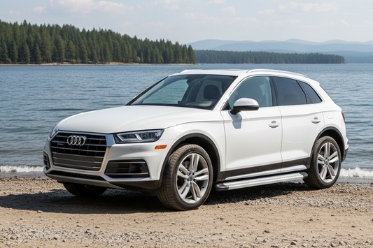 Side Steps Maya V2 (2 pcs, Aluminum) for Audi Q5 2017-2025 - image 1