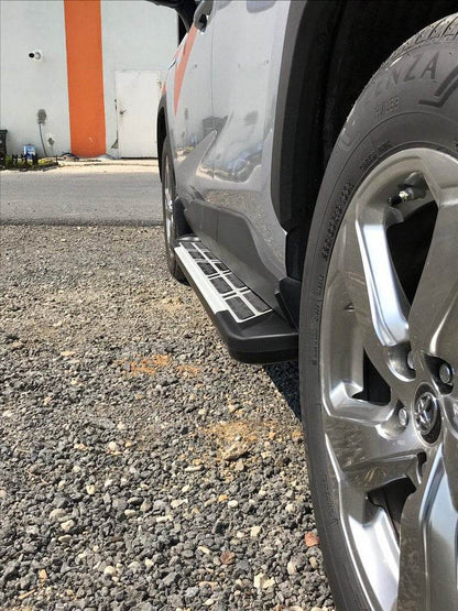 Sunrise side pad (2 pieces, aluminum) for Toyota Rav 4 2019- - Reelken Auto