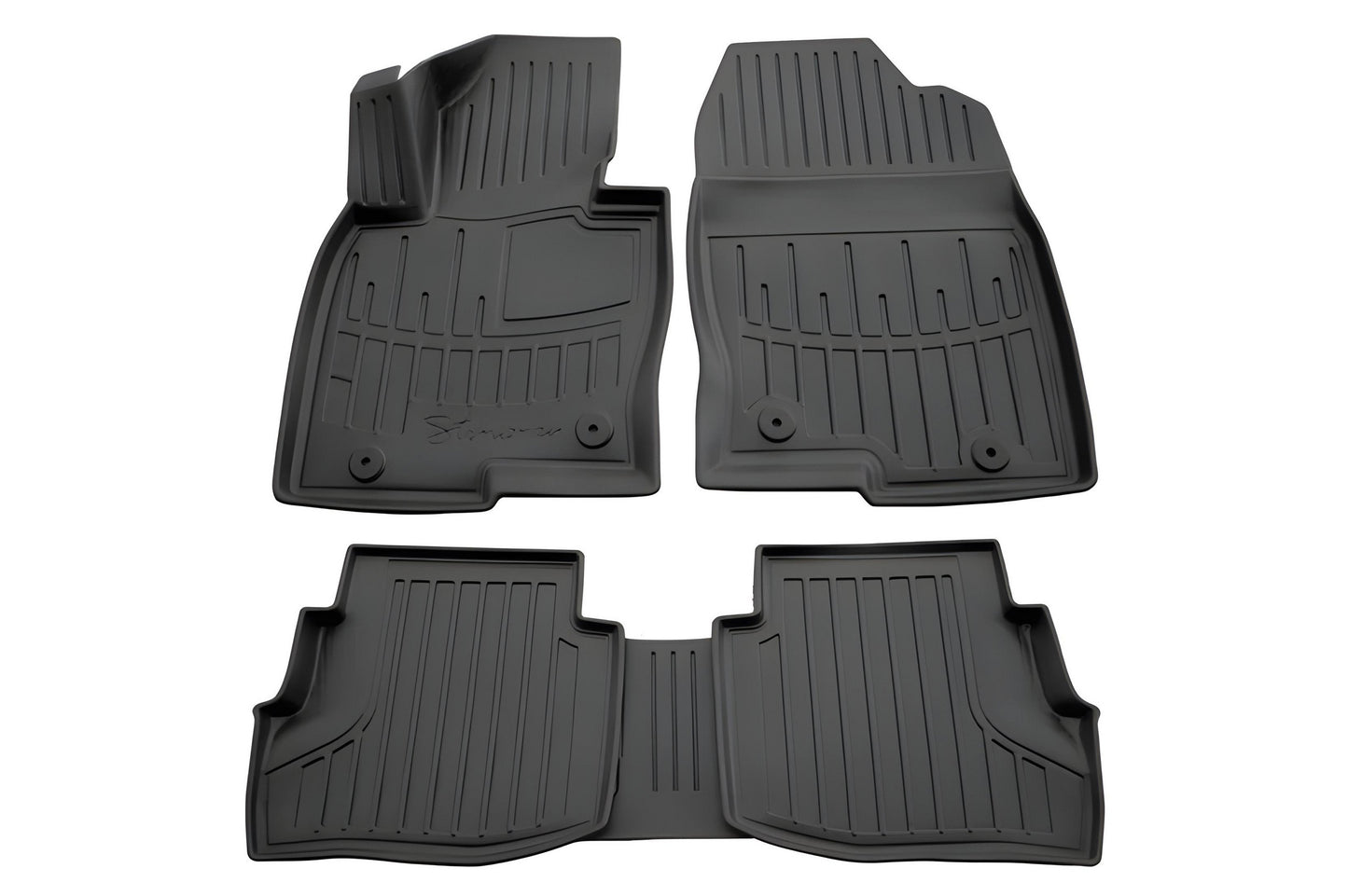 Stingray 3D Rubber Floor Mats (5 pcs, Polyurethane) for Mazda CX-9 2017- - image 1