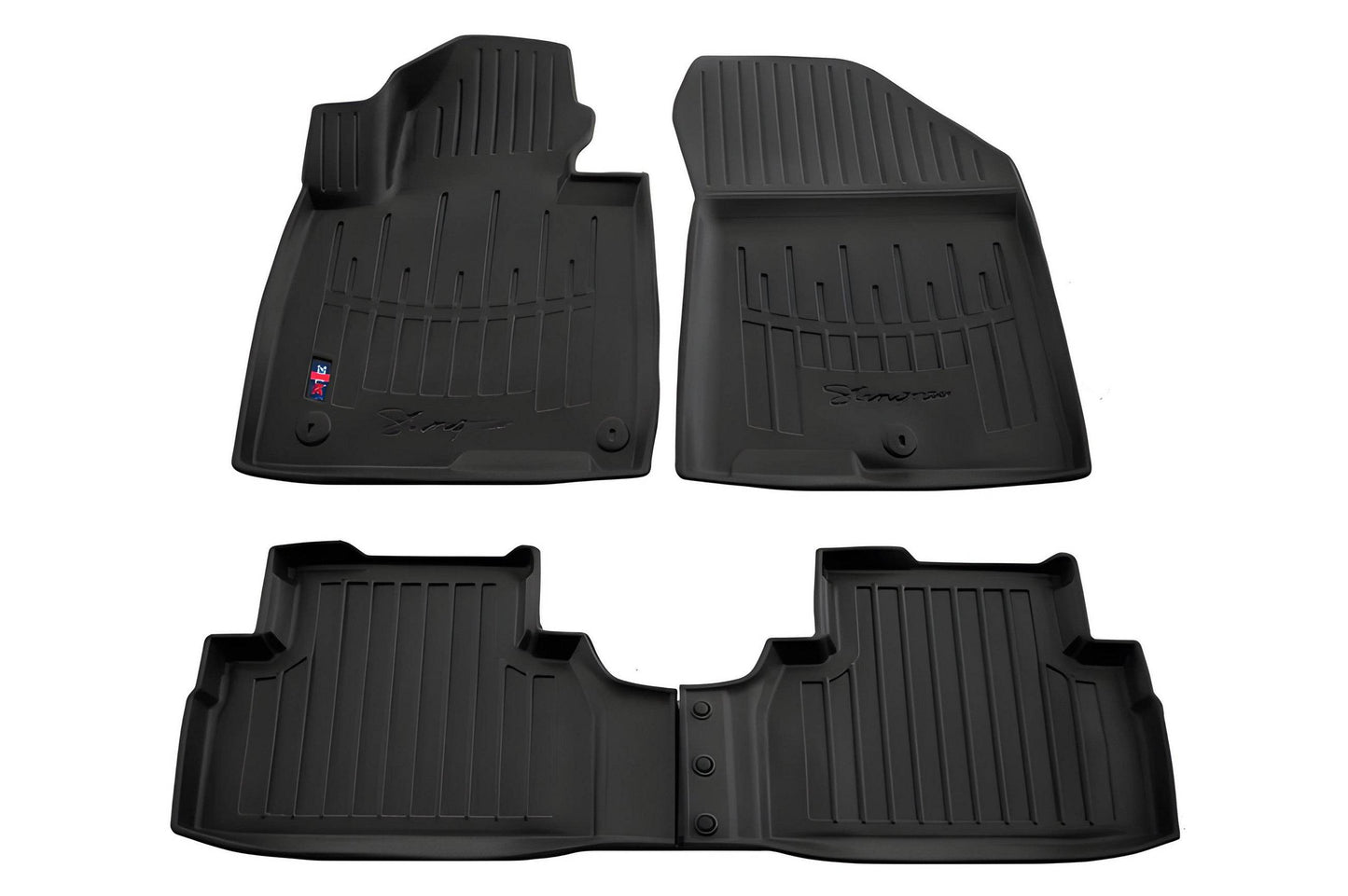 Mats Stingray 3D (2018-2020, 4 pcs, polyurethane) for Hyundai Santa Fe 4 2018-2023 - Reelken Auto