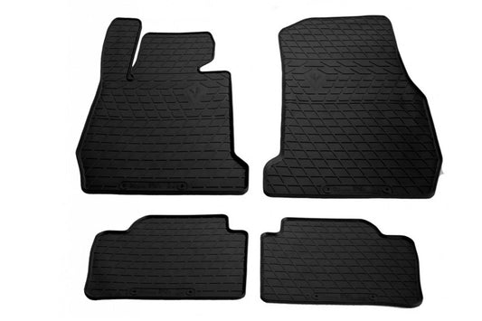 Rubber mats (4 PCs, Premium Stingray) for BMW 3 series F-30/31/34 2012-2019 - Reelken Auto