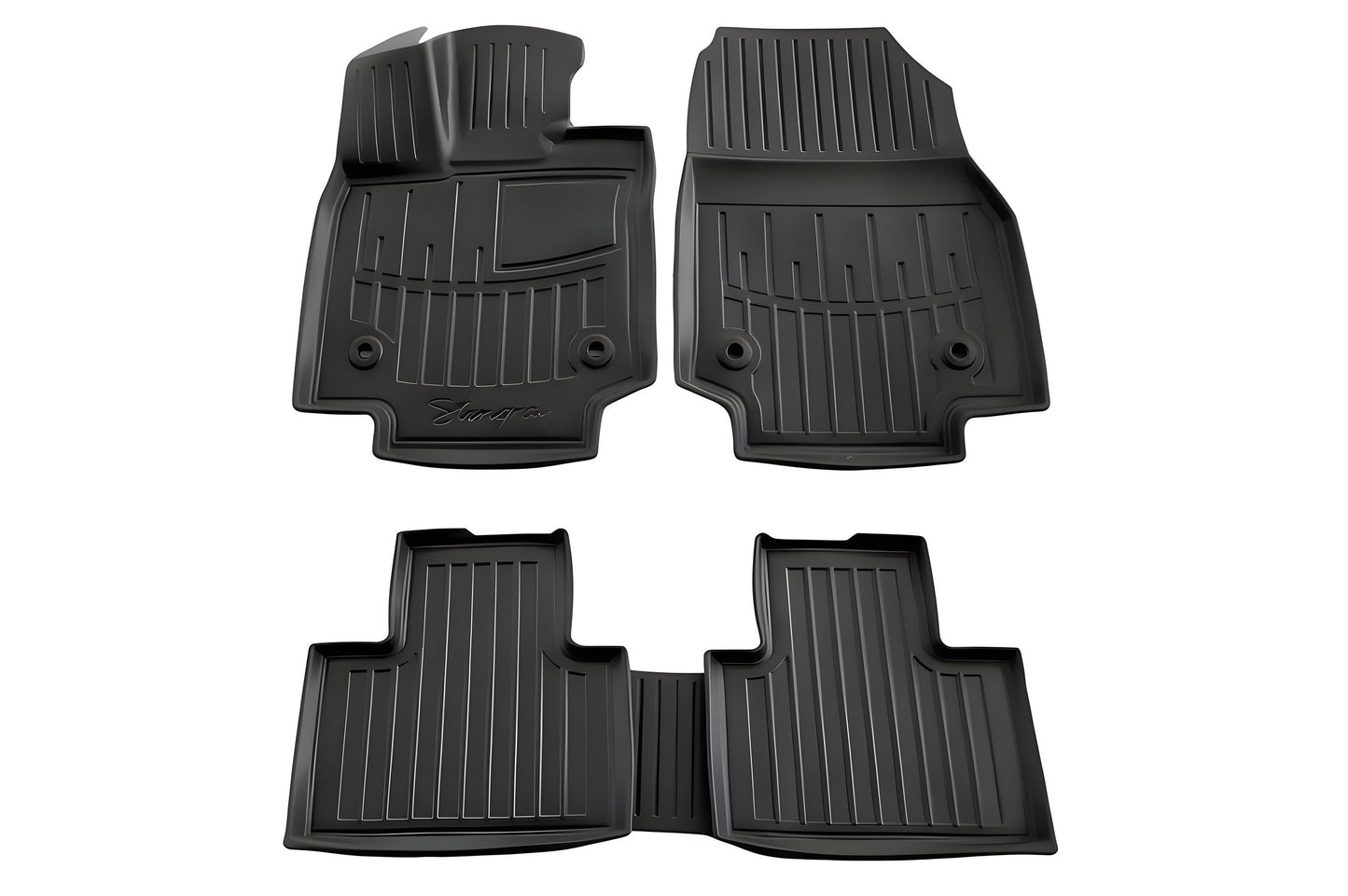 Stingray 3D Rubber Floor Mats (5 pcs, Polyurethane) for Lexus RX 2022- - image 1