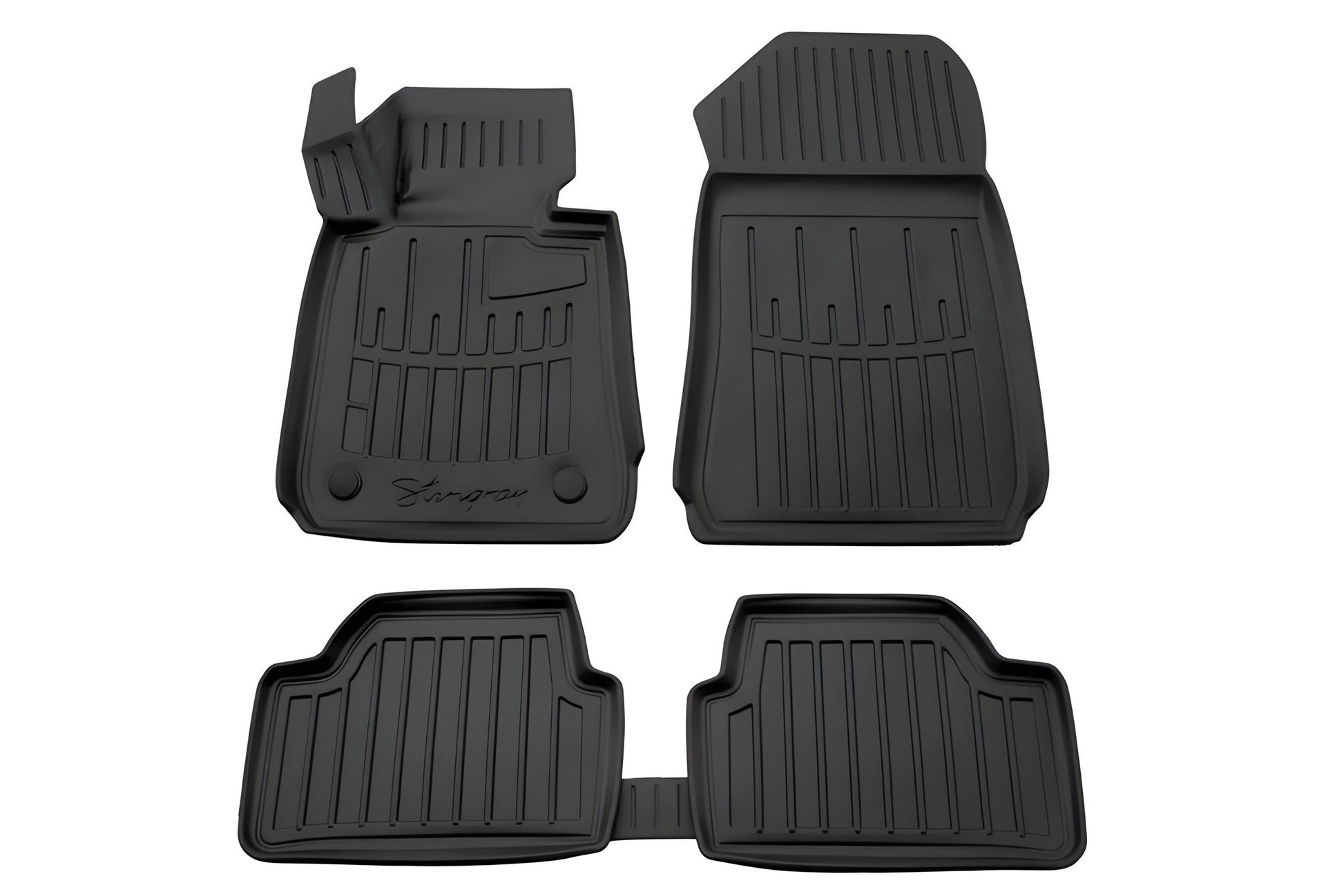 Stingray 3D Rubber Floor Mats (5 pcs, Polyurethane) for BMW 1 Series E81/82/87/88 2004-2011 - image 1