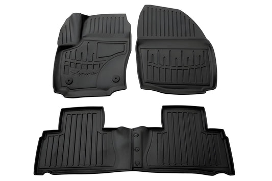 Mats Stingray 3D (2011-2014, 4 pcs, polyurethane, clip FC2) for Ford S-Max 2007-2014 - Reelken Auto