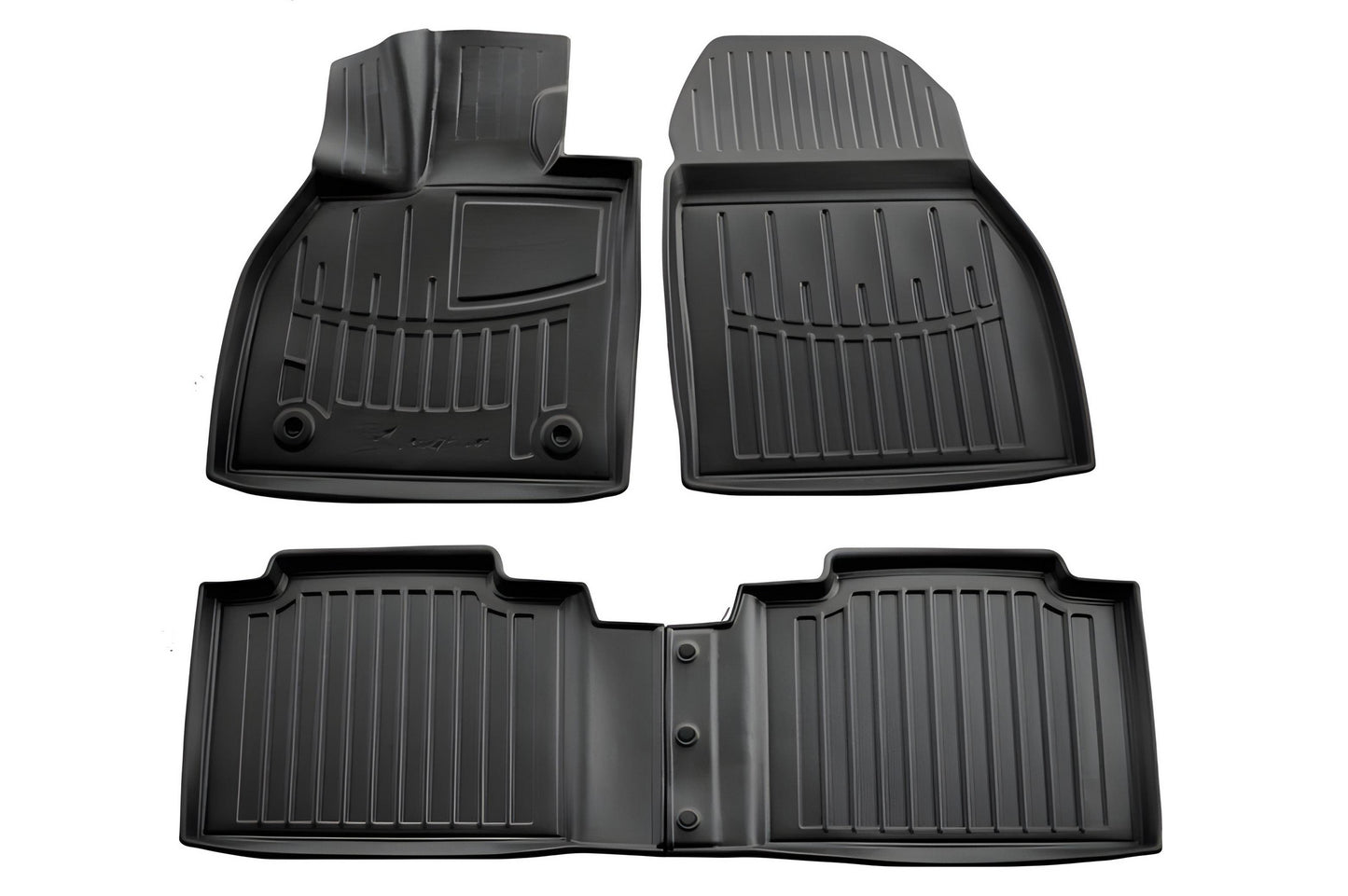 Stingray 3D Rubber Floor Mats (4 pcs, Polyurethane) for Toyota bZ4X 2022- - image 1