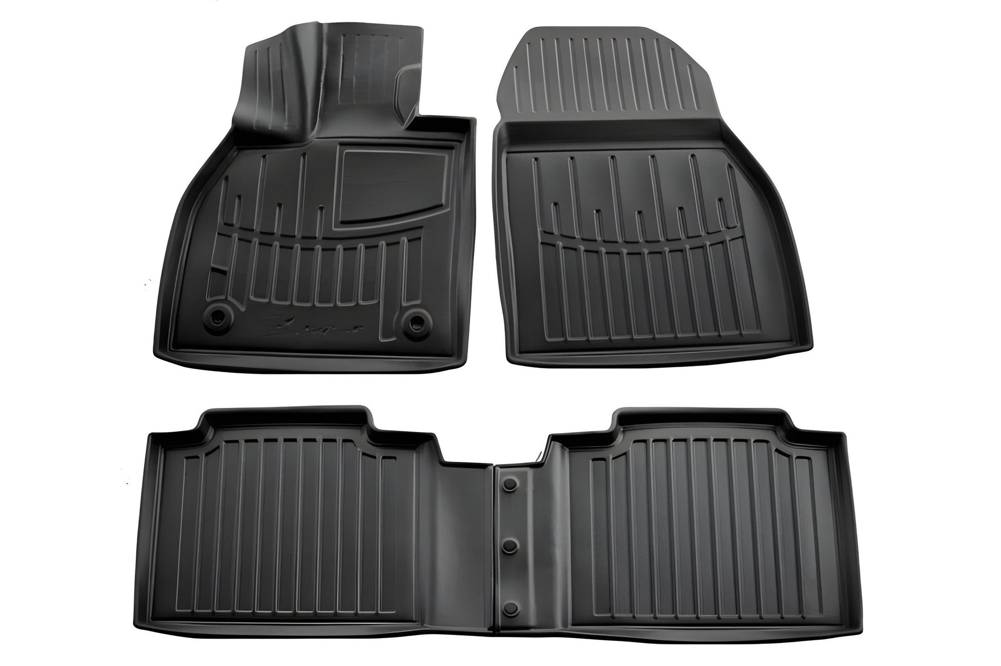 Stingray 3D Rubber Floor Mats (4 pcs, Polyurethane) for Toyota bZ4X 2022- - image 1