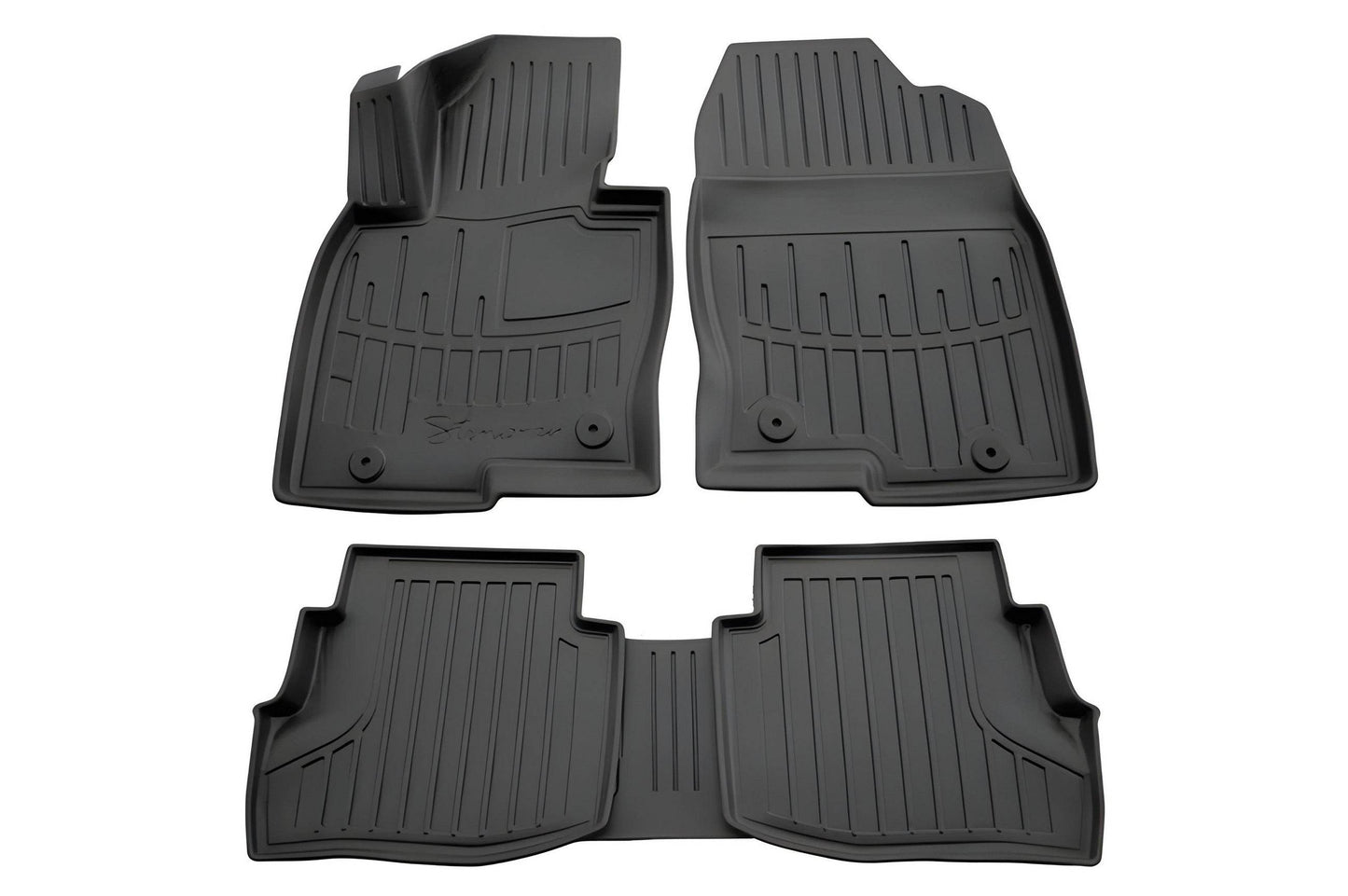Stingray 3D mats (5 pcs, polyurethane) for Mazda CX-9 2017- - Reelken Auto