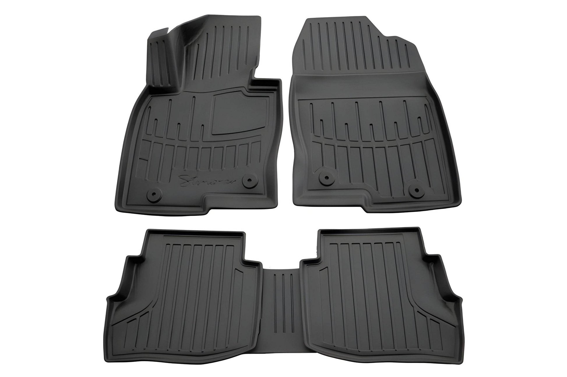 Stingray 3D mats (5 pcs, polyurethane) for Mazda CX-9 2017- - Reelken Auto