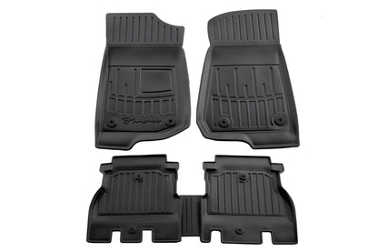 Stingray 3D Floor Mats (5D, 5 pcs, Polyurethane) for Jeep Wrangler 2018- - image 1