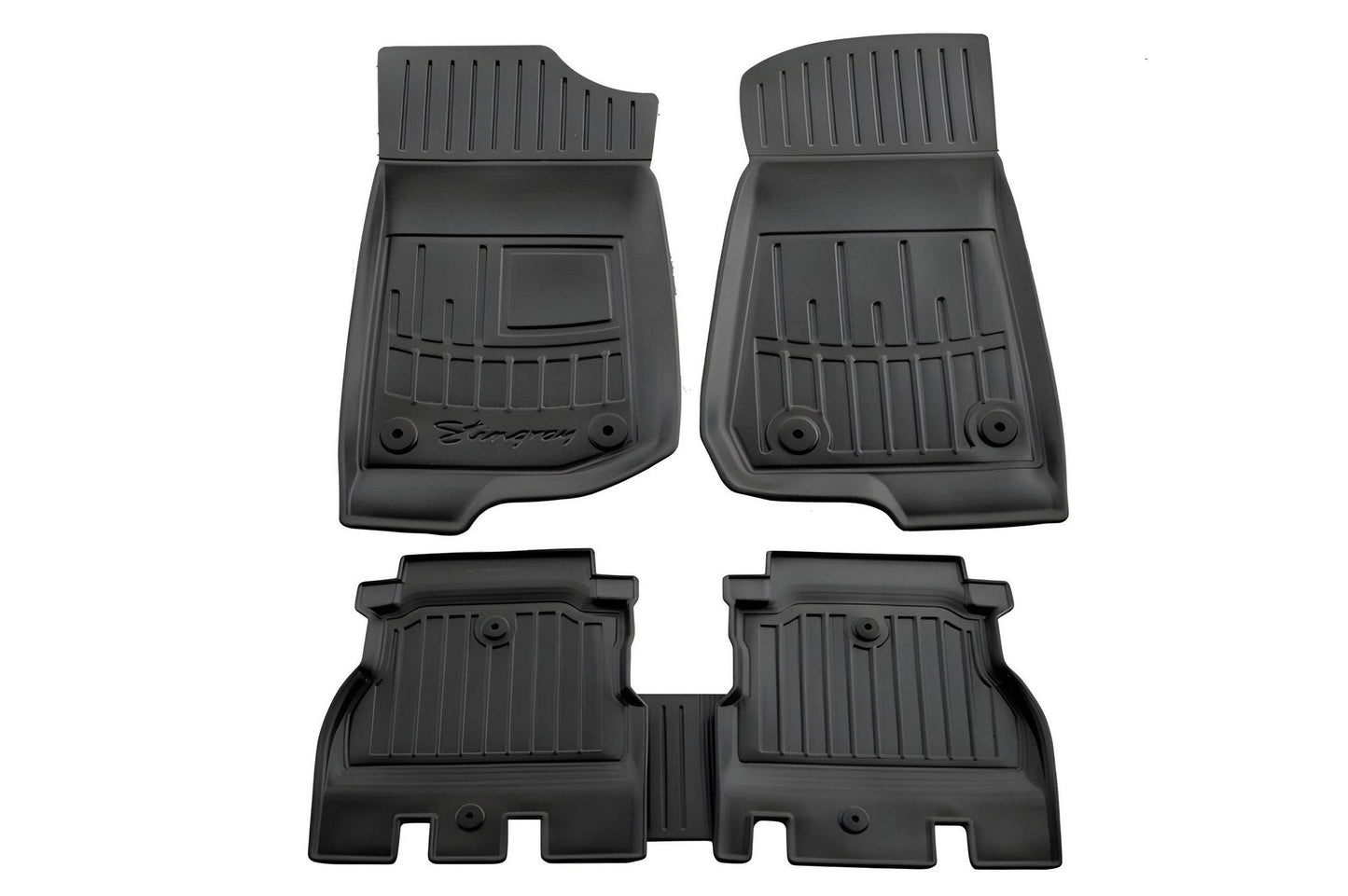 Mats Stingray 3D (5D, 5 pcs, polyurethane) for Jeep Wrangler 2018↗ - Reelken Auto