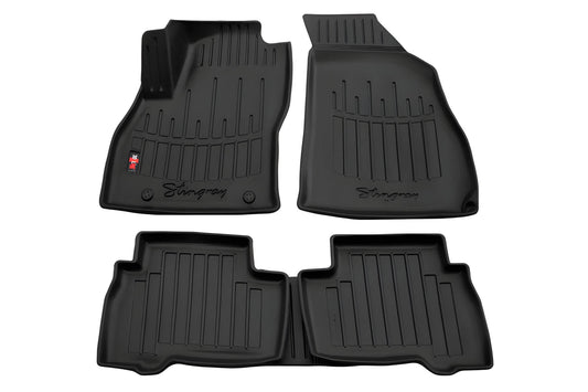Stingray 3D mats (5 pcs, polyurethane) for Citroen Nemo - Reelken Auto