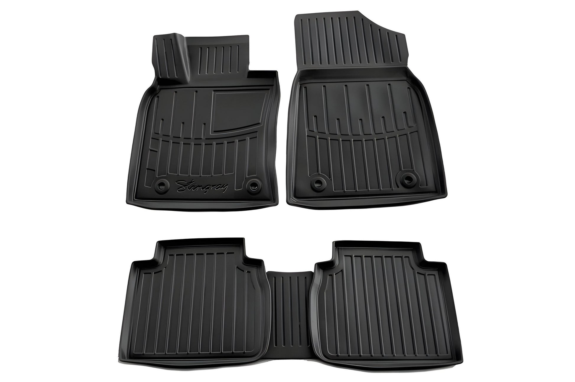 Stingray 3D Rubber Floor Mats (5 pcs, Polyurethane) for Lexus ES 2018- - image 1
