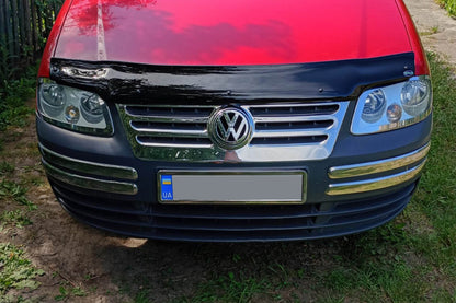 The hood deflector (EuroCap) for Volkswagen Caddy 2004-2010 - Reelken Auto