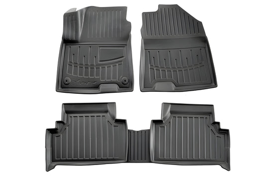 Rubber Floor Mats Stingray 3D Electric (Europe) (5 pcs, Polyurethane) for Hyundai Kona 2017-2023 - image 1