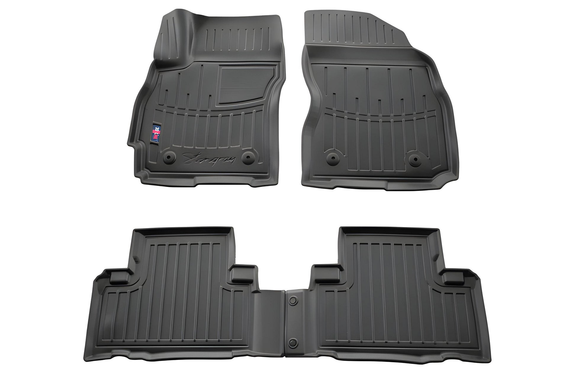 Stingray 3D Rubber Floor Mats (2010+, EU, 4 pcs, Polyurethane) for Mazda 5 2010-2018 - image 1