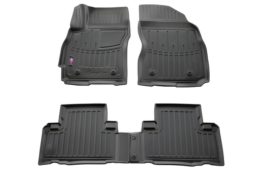 Stingray 3D Rubber Floor Mats (2010+, EU, 4 pcs, Polyurethane) for Mazda 5 2010-2018 - image 1