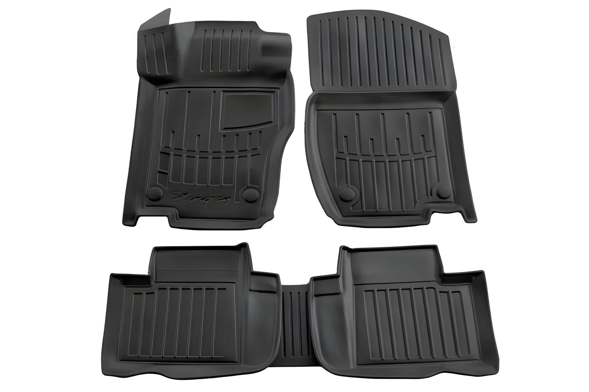 Stingray 3D Rubber Floor Mats (5 pcs, Polyurethane) for Mercedes GL сlass X164 2006-2012 - image 1