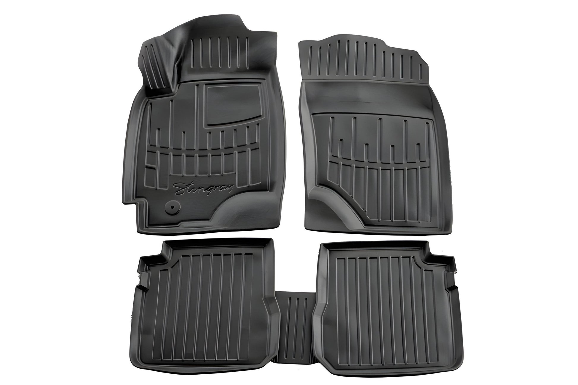 Stingray 3D Rubber Floor Mats (2003-2006, 5 pcs, Polyurethane) for Mitsubishi Outlander 2001-2006 - image 1